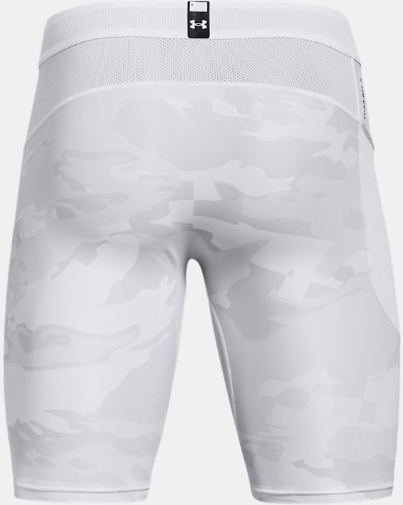 Men's UA Iso-Chill Compression Print Long Shorts, White, pdpMainDesktop image number 5